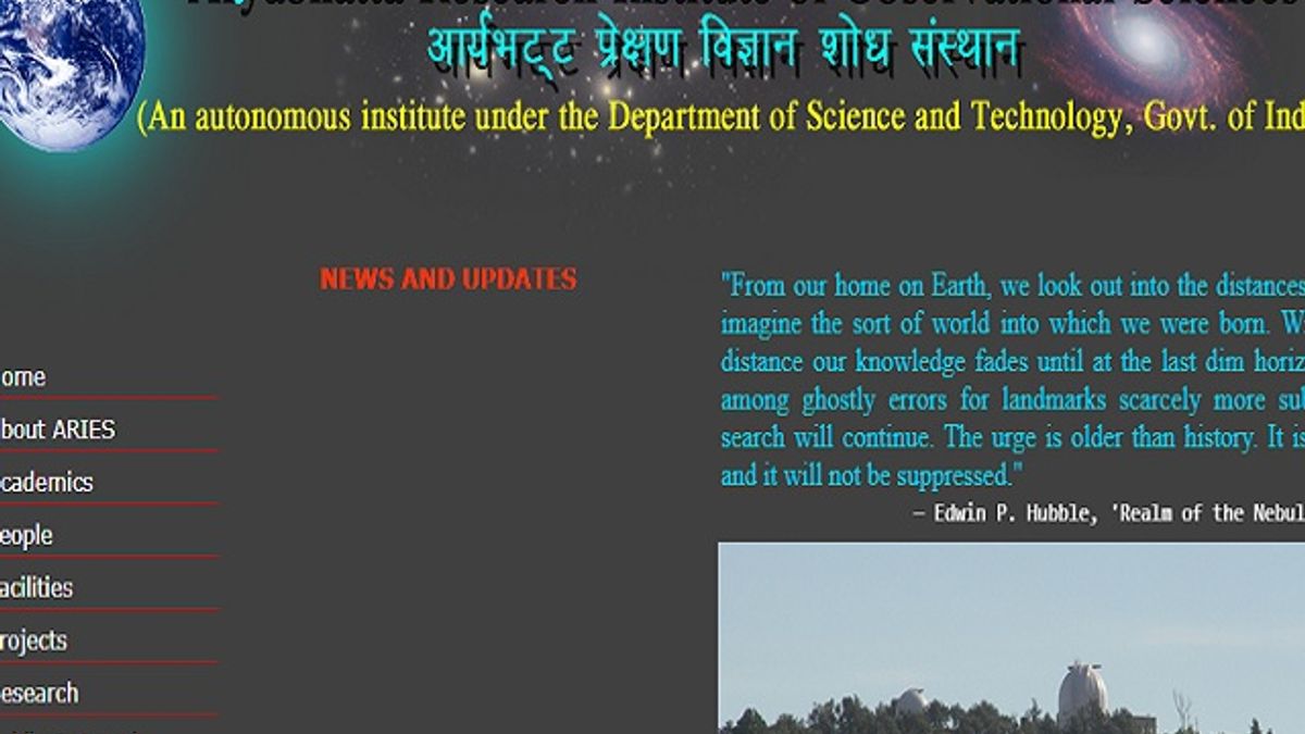 ARIES Uttarakhand Recruitment for Scientist B Consultant posts
